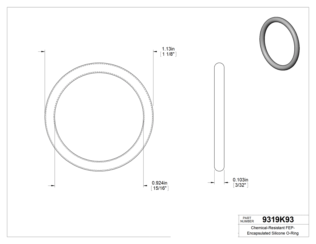 Technical drawing - 9319K93
